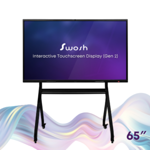 Swosh 65″ Interactive Touchscreen Display (Gen 2)