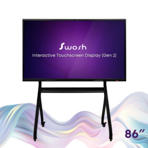 Swosh 86″ Interactive Touchscreen Display (Gen 2)