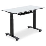 Stationed Wall Street Station Electric Adjustable Table, 1.6M