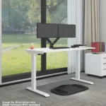 Briggs Electric Height Adjustable Table (White)