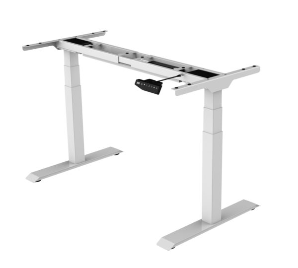 Hess PRO Programmable Electric Adjustable Table (Natural/ White)