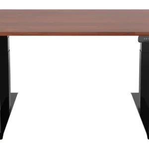 Hess PRO Programmable Electric Adjustable Table (Mahogany/Black)