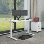 Hail Programmable Electric Adjustable Table (White)