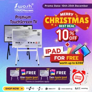 Swosh Interactive Touchscreen Premium Series 98 inch