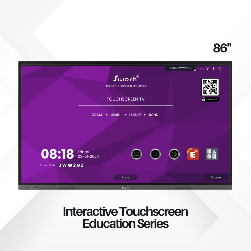 Swosh Interactive Touchscreen Education Series 86 Inch - Swosh ...