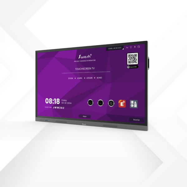 Swosh Interactive Touchscreen Education Series 86 Inch