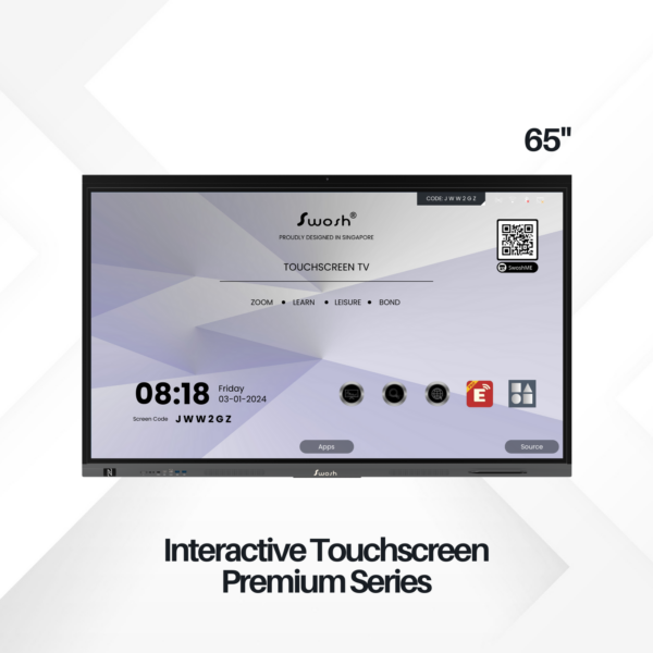 Swosh Interactive Touchscreen Premium Series 65 Inch