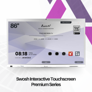 Swosh Interactive Touchscreen Premium Series 86 inch