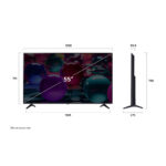 55 Inch LG UHD AI UA73 4k Smart TV 2025