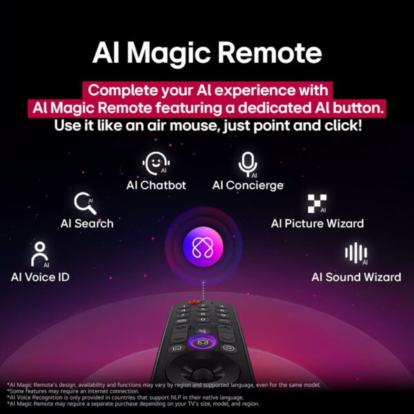 65 Inch LG OLED evo AI G5 4K Smart TV 2025