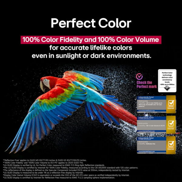 65 Inch LG OLED evo AI G5 4K Smart TV 2025