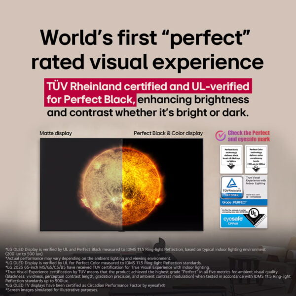 65 Inch LG OLED evo AI G5 4K Smart TV 2025