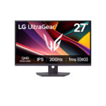 LG UltraGear™ G6 27-inch 200Hz QHD Gaming Monitor│27G610A with sRGB 99% (Typ.), VESA DisplayHDR™ 400, 1ms (GtG), HDMI 2.0